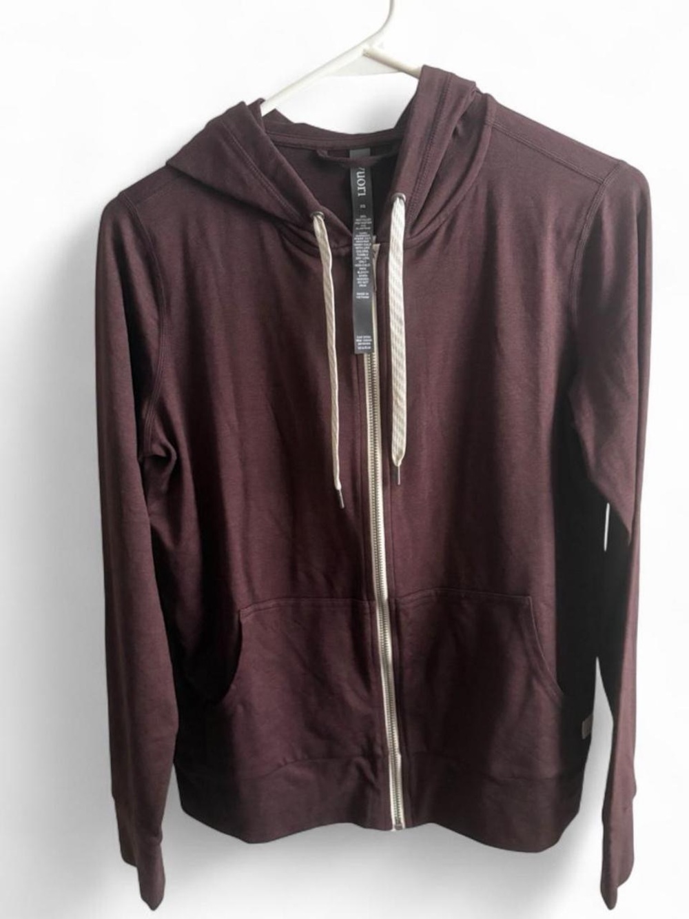 Vuori Halo Performance Hoodie 2.0 Full Zip DreamKnit Fig Heather